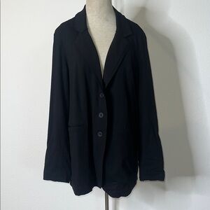 Peruvian Connection Avery Cotton Knit Blazer